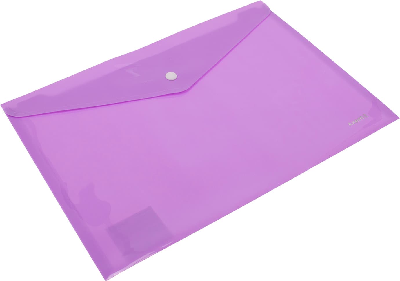 Папка-конверт Axent A4 Pastelini на кнопці бузкова 1412-36
