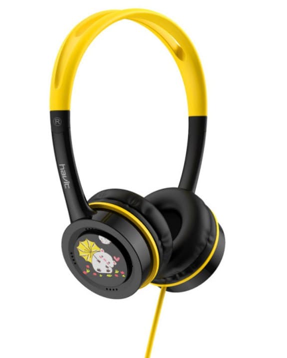 Навушники Havit HV-H210d black/yellow