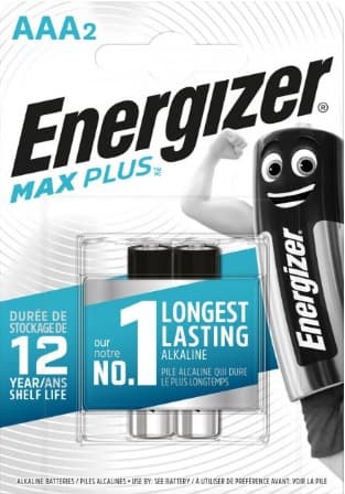 Батарейки Energizer MaxPlus LR-03 / блістер 2 шт (12)