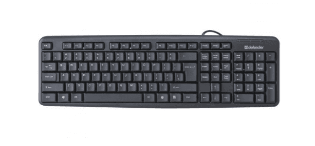 Клавіатура Defender Element HB-520 USB RUS black 45529
