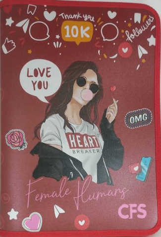 Папка CoolForSchool A4 Social пластиковая на молнии (30) №CF32027