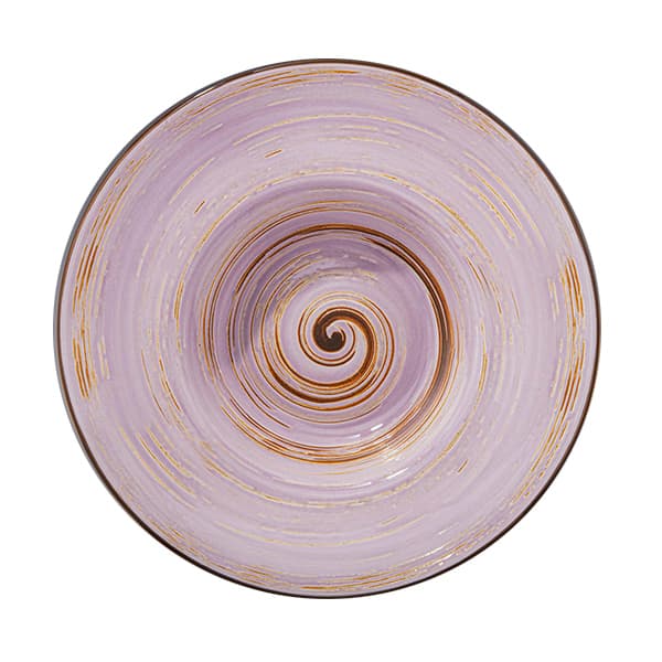 Тарілка глибока керамічна Spiral Lavander 20 см Wilmax (3) (24) №WL-669722/7220