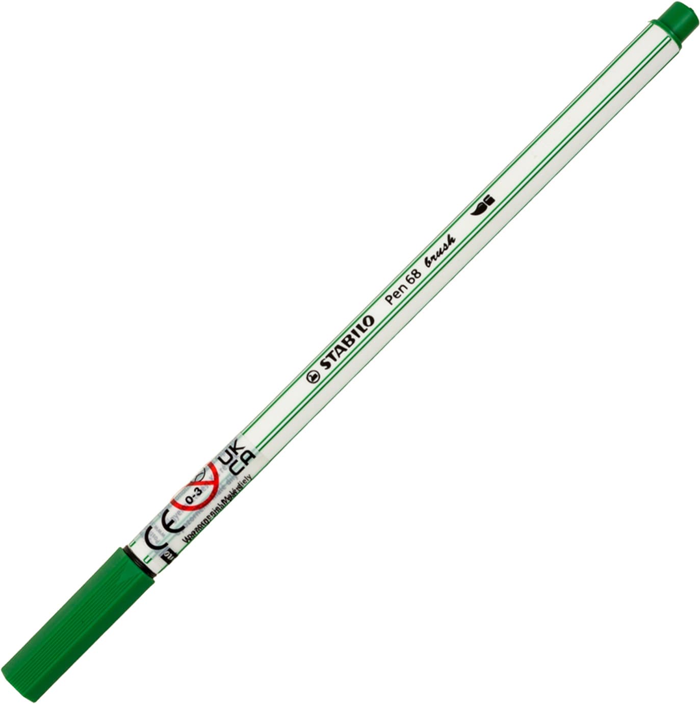Маркер-пензлик Stabilo 68 Green (10) №36