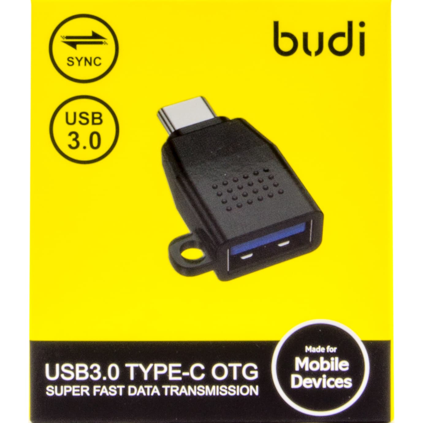 Адаптер переходник Type-C > USB 3.0 OTG №DC151B black