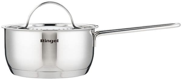 Ковш нерж. "Ringel Besser" 14cм 0,8л с крышкой №RG-4021-14(6)