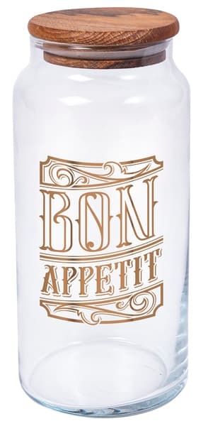 Банка скло "Herevin Bon Appetit" 1,4л з кришкою №232006-147(12)