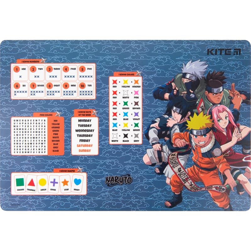 Підкладка для столу "Kite" №NR23-207 Naruto (42,5х29cм) PP(10)