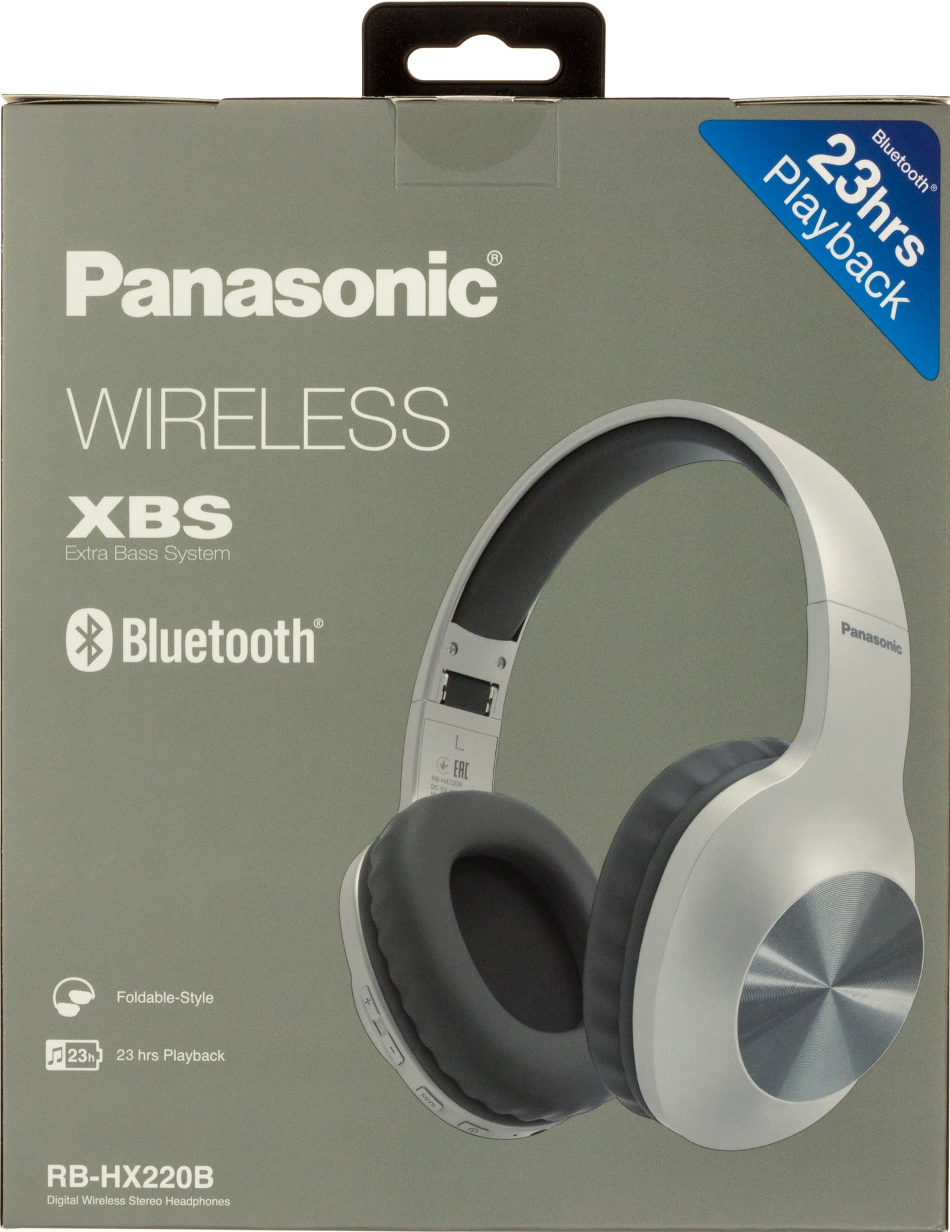 Наушники Panasonic RB-HX220BEE-S BT silver+микрофон(10)