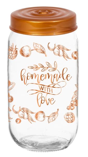 Банка стекло "Herevin Decorated Jam Jar-Homemade With Love" 1л №171541-072(12)
