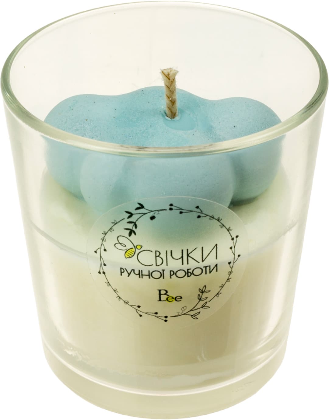 Свічка "Хмарка" в склянці