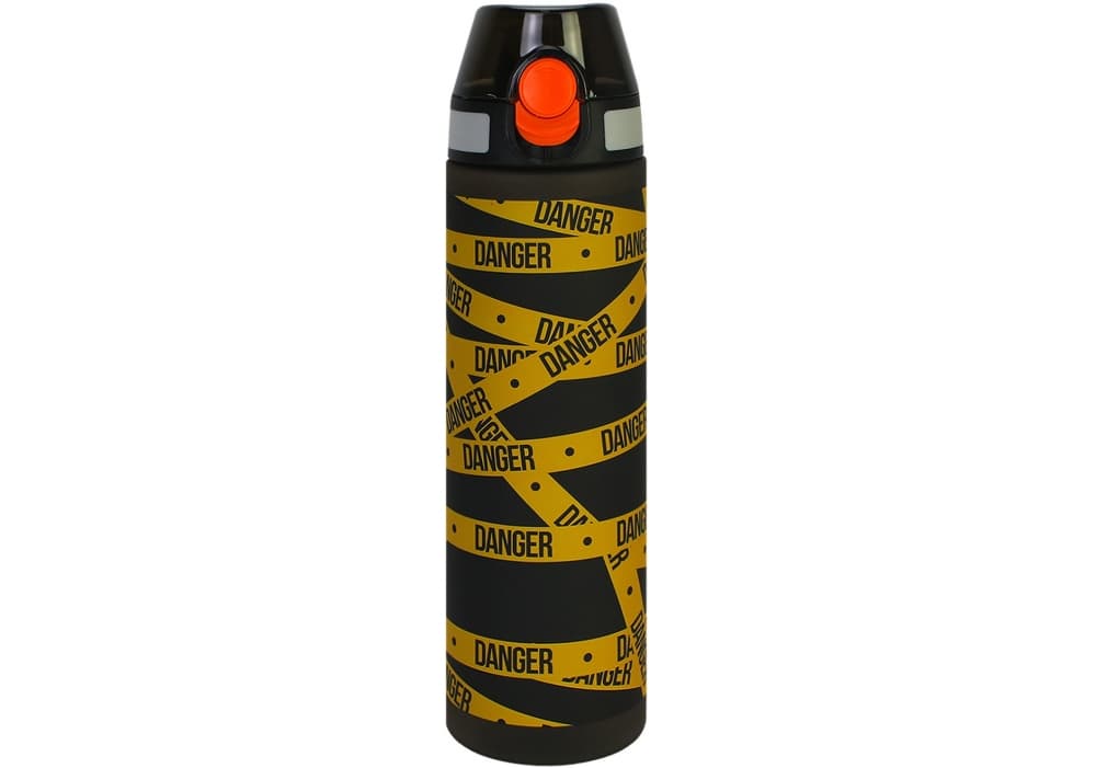 Пляшка для води тританова "CoolForSchool" 750мл Danger чорна №CF61312