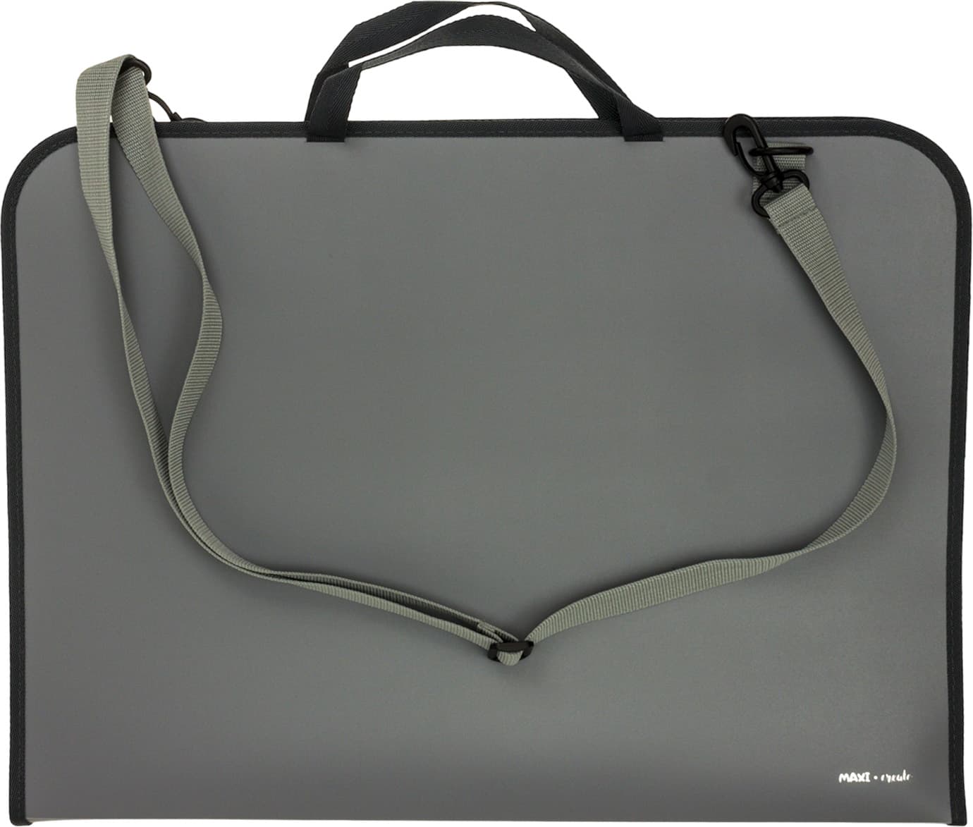 Портфель "CoolForSchool/Maxi" №CF30006/MX30006 А3 пласт. на блиск.,сірий(20)