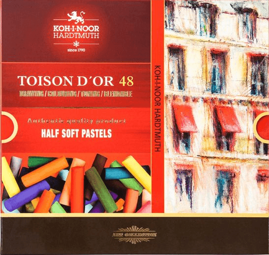 Мел-пастель "Koh-i-noor" "TOISON D'OR" №8546 48цветн.