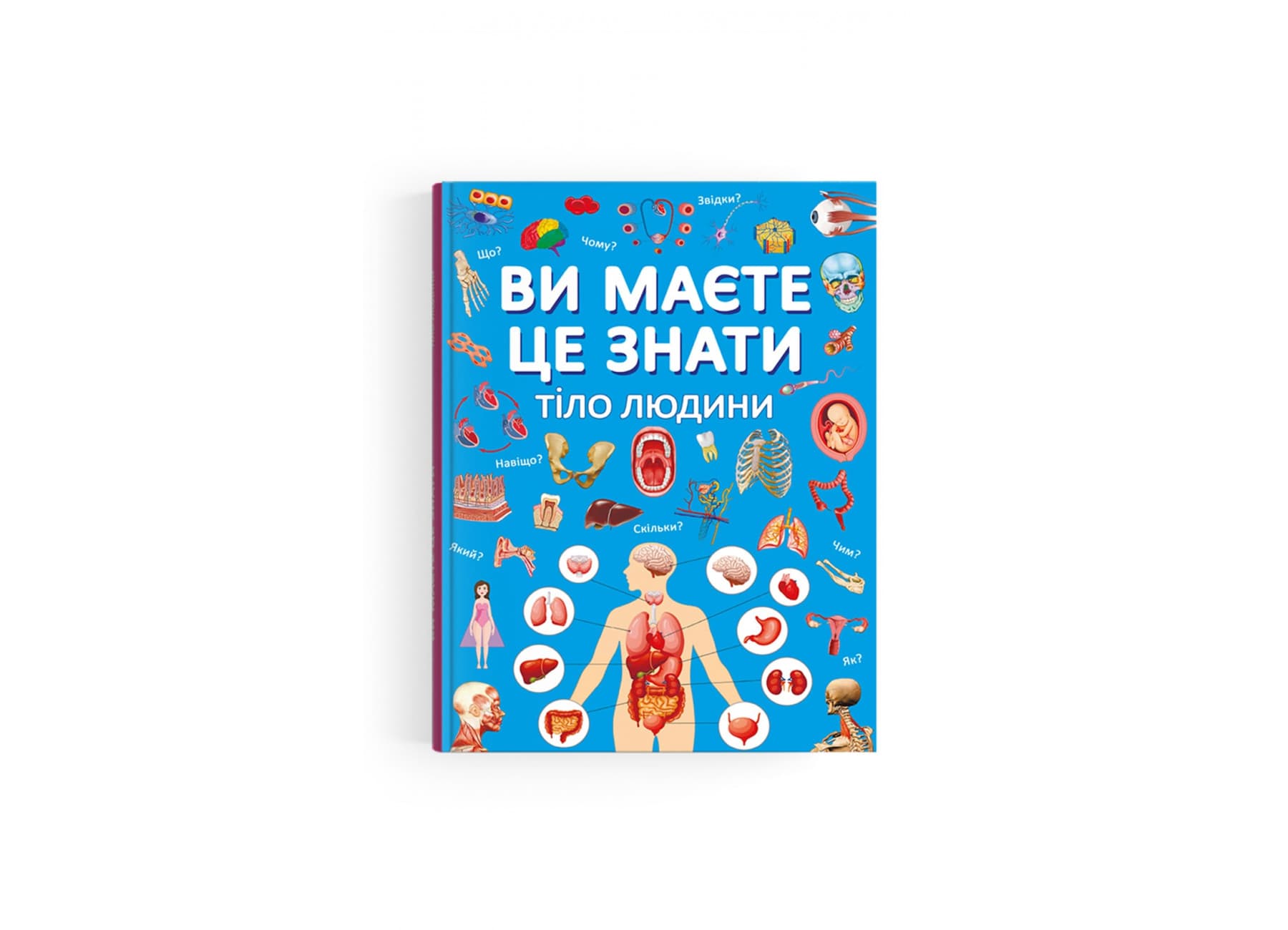 Книжка А4 "Ви маєте це знати. Тіло людини" №4099/Кристал Бук/(10)