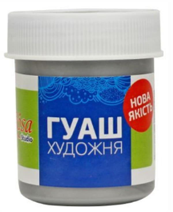 Гуашевая краска "Rosa Studio" серебро 40мл №323930(70)