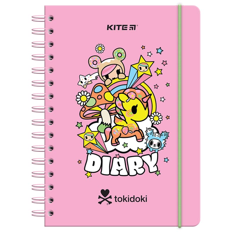 Щоденник-планер недат А5 "Kite" №TK23-438 Tokidoki тв.обкл.