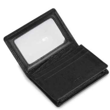 Визитница "Deli" №7625 Card Holder кожзам. чёрн.(12)