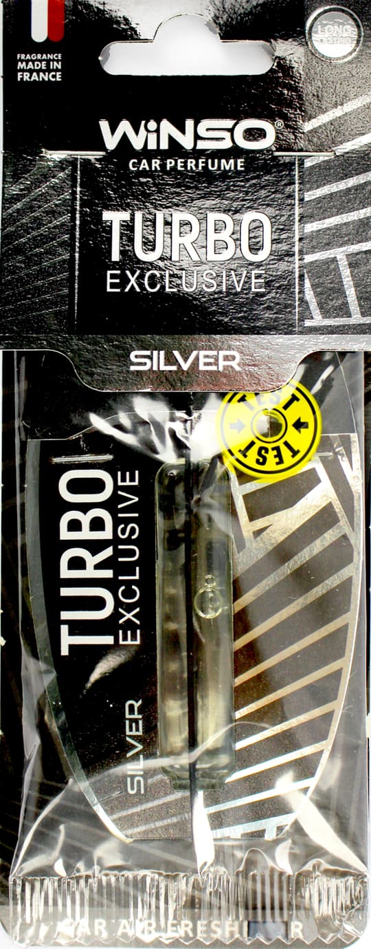 Аромадифузор для авто "Winso" 6мл Turbo Exclusive Silver з капсулою(25)