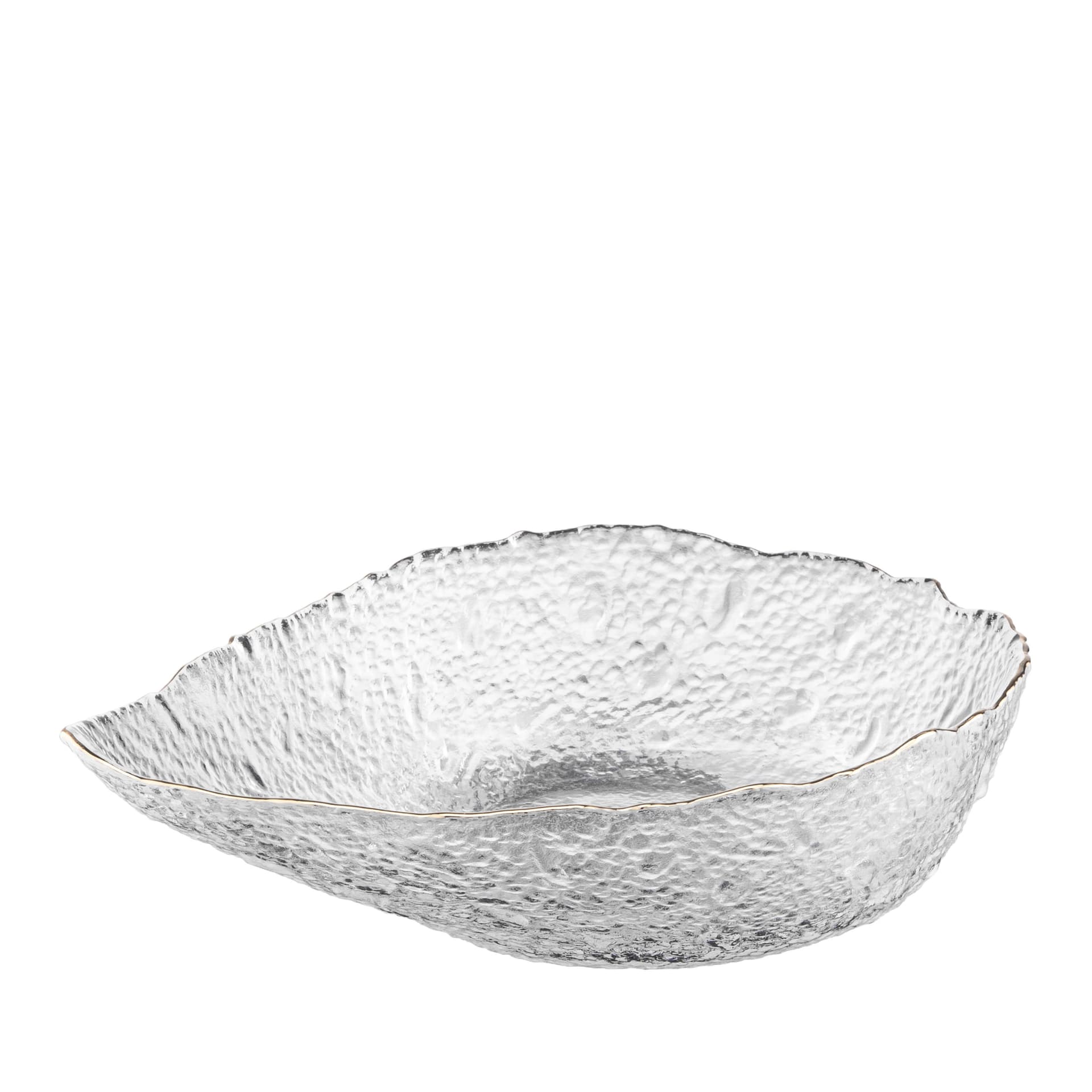 Салатник скло "Ardesto Leaf" 21,5см прозорий №AR5009(24)