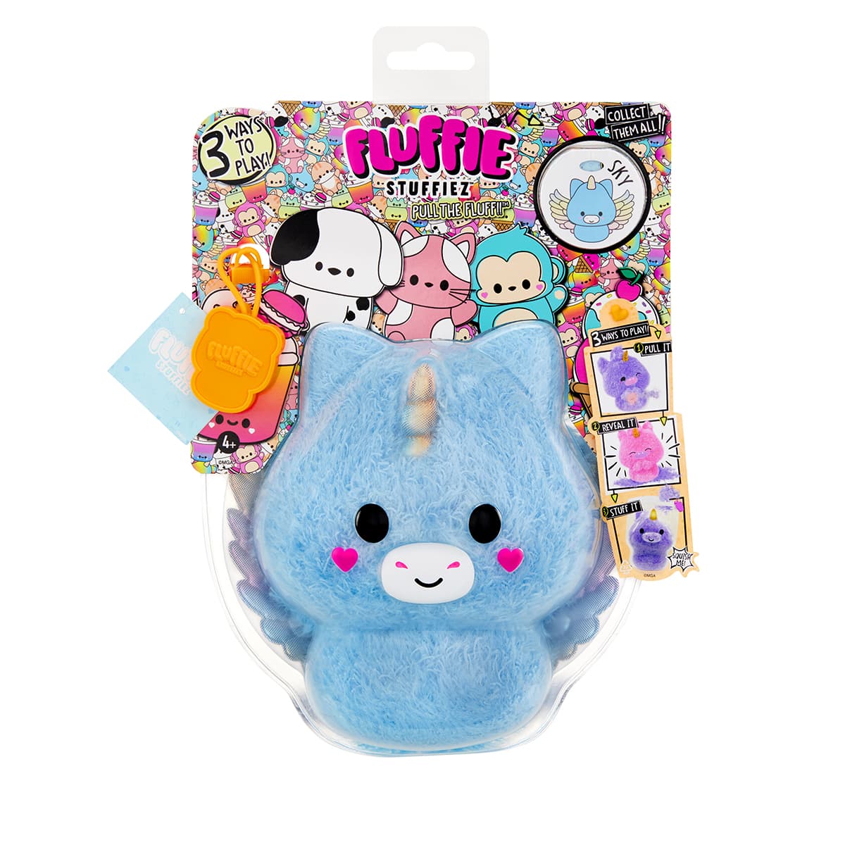 Мягкая игрушка-антистресс Fluffie Stuffiez серии "Small Plush" – Пегас №511823/КиддиСвит/