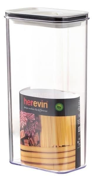 Контейнер для харч.прод.пласт."HerevinCanister-VacuumLid-White"3л вакум.кр.№161194-004