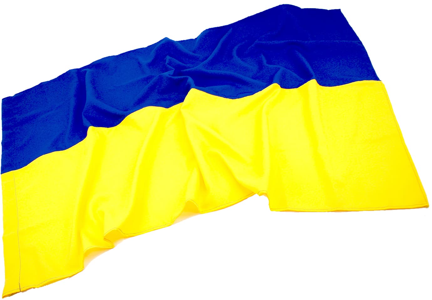 Флаг Украина габардин 140х90см №782010(5)(75)