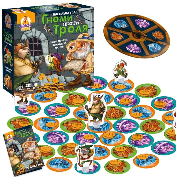Игра наст. "Гномы против тролля" №VT8055-36(5)