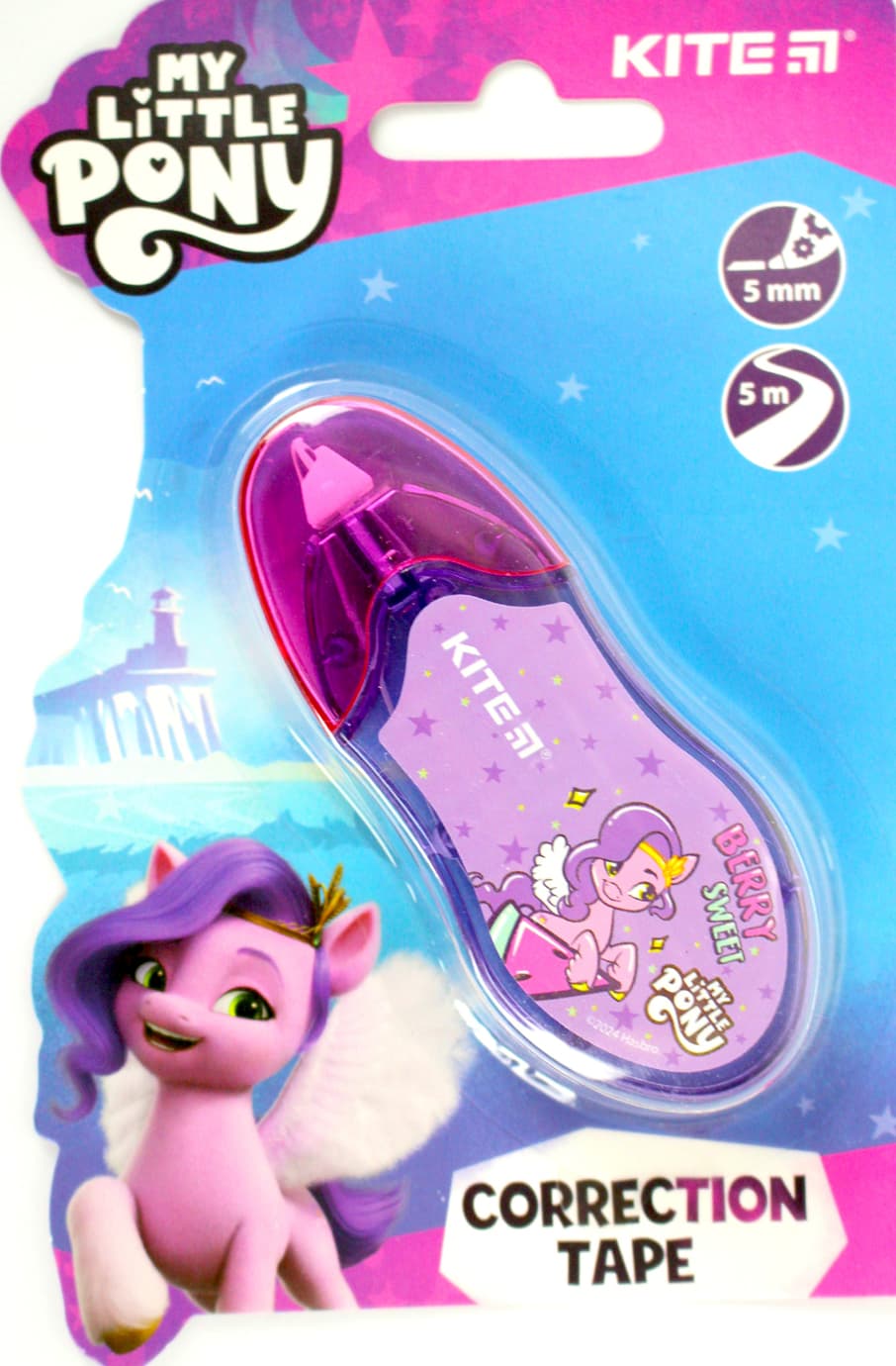 Коректор стрічк."Kite" 5ммх5м Little Pony №LP24-006(12)(576)