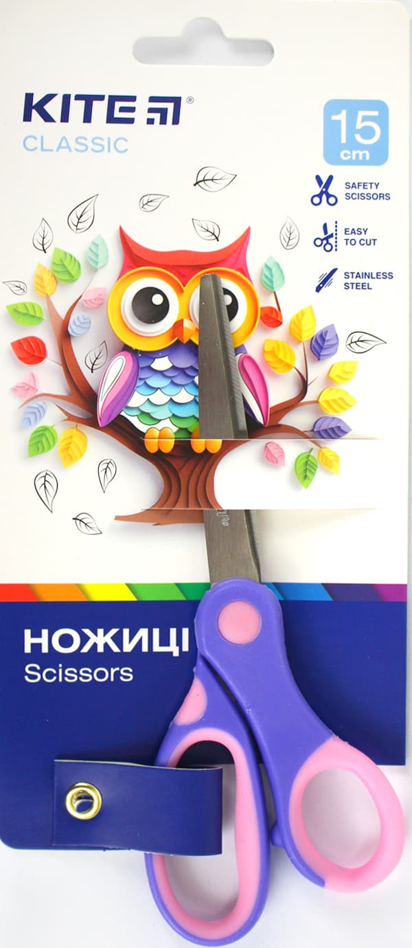 Ножиці дит. "Kite" №K-126-1 Classic 15см(12)(240)