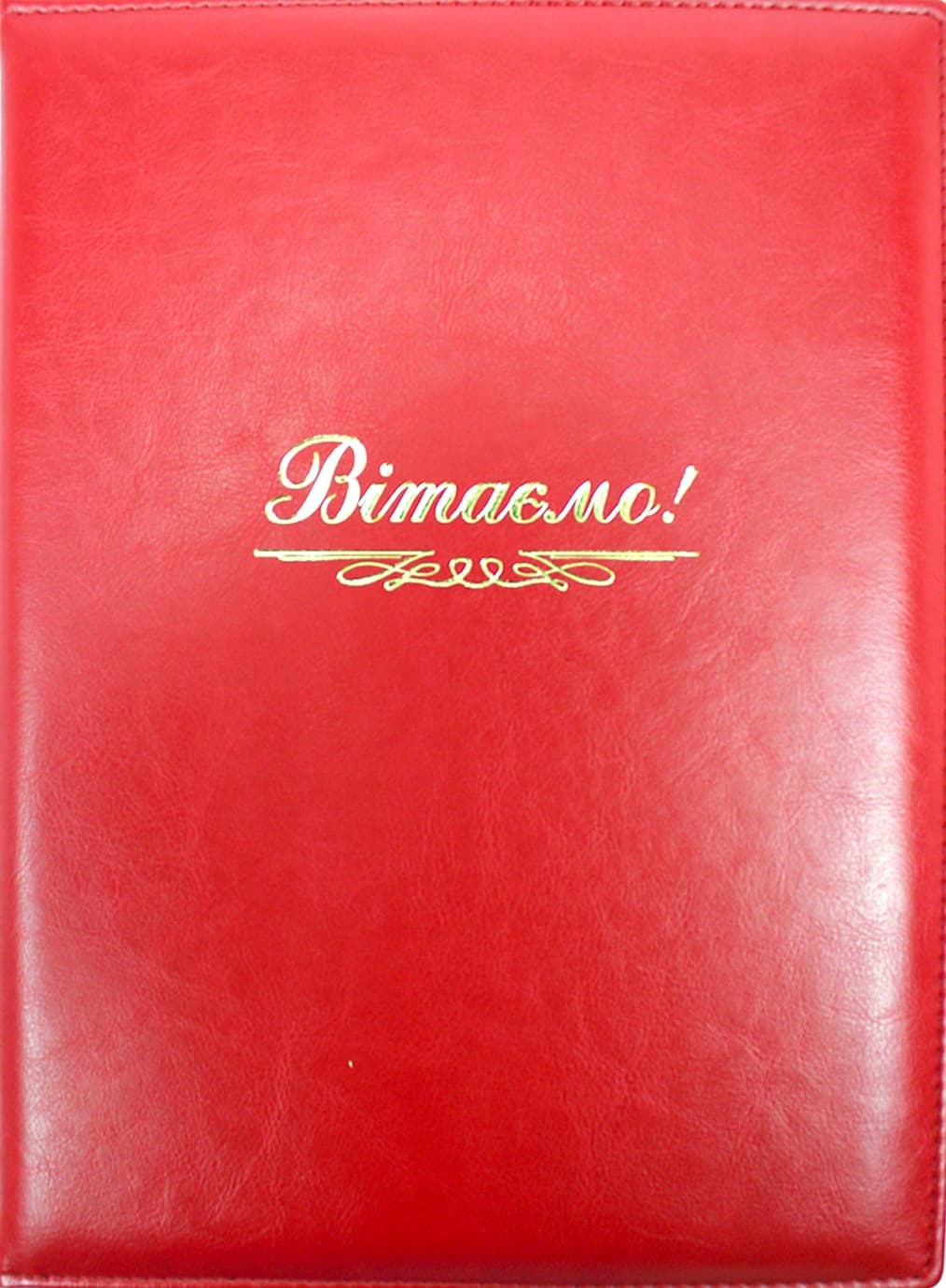 Папка А4 "Поздравляем" с тисн. Nebraska красная(серебро) №O36039-03/Optima/(15)