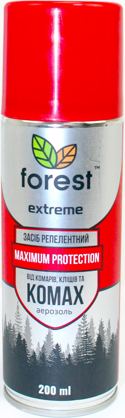 Аэрозоль "Forest Extreme" от всех летающих и ползающих насекомых 200мл №0631