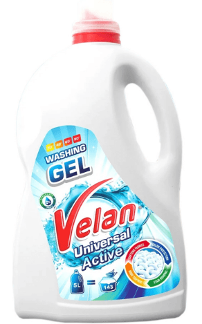 Прал. порошок рідкий 5л гель "Velan" універ. Fresh №1691(4)