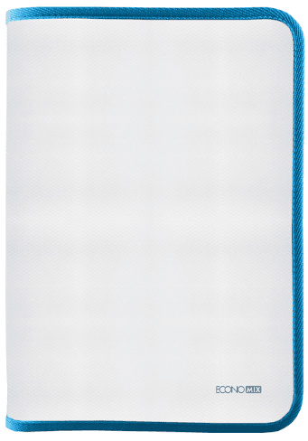 Папка "Economix" №E31644-11 А4 пласт. на блиск. (блакитна)(30)