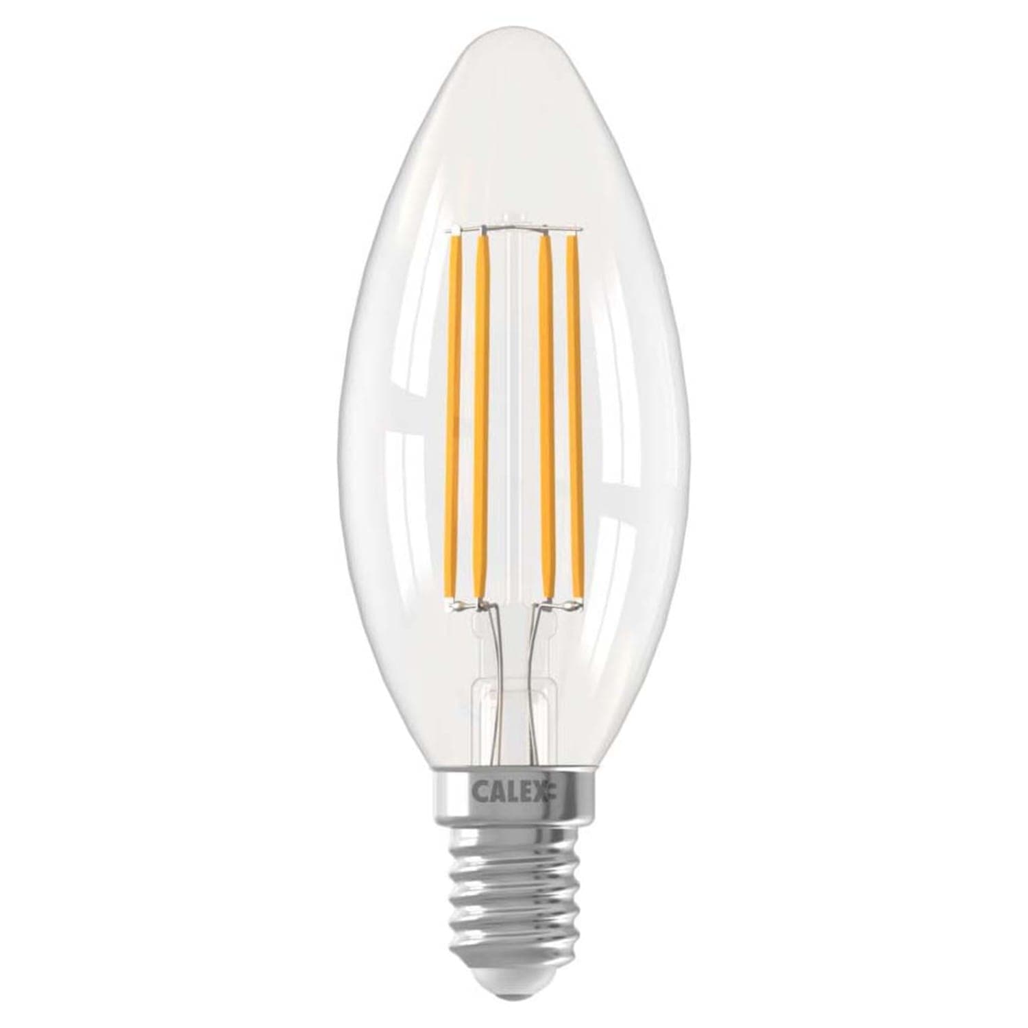 Лампа "Etron Filament Power" прозоре скло LED 1-EFP-1123 C37 12Вт 3000K Е14(10)