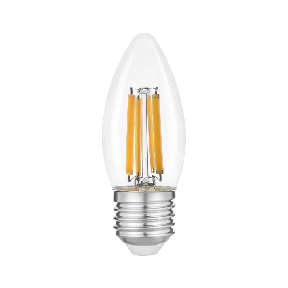 Лампа "Etron Filament Power" прозоре скло LED 1-EFP-145 C37 4Вт 3000K Е27(10)
