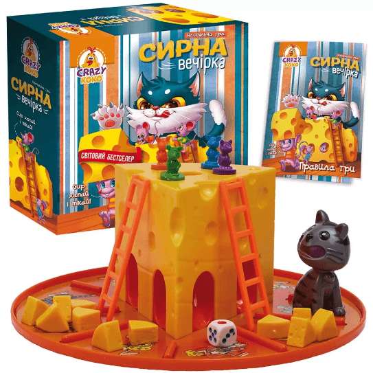 Игра наст. "Сырная вечеринка" №VT8055-38(4)