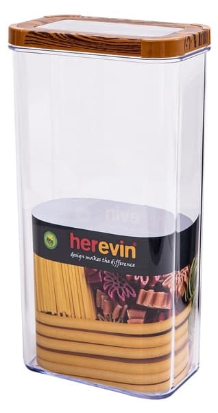 Контейнер для харч. прод. пласт. "Herevin Wood" Transparent Lid 3л №161209-003(10)