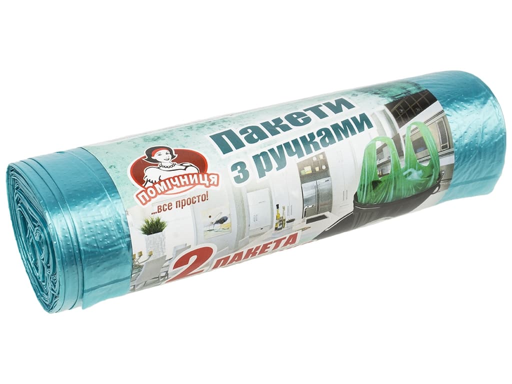 Пакеты для мусора "Помощница" 60л 20шт с ручками №9021(50)
