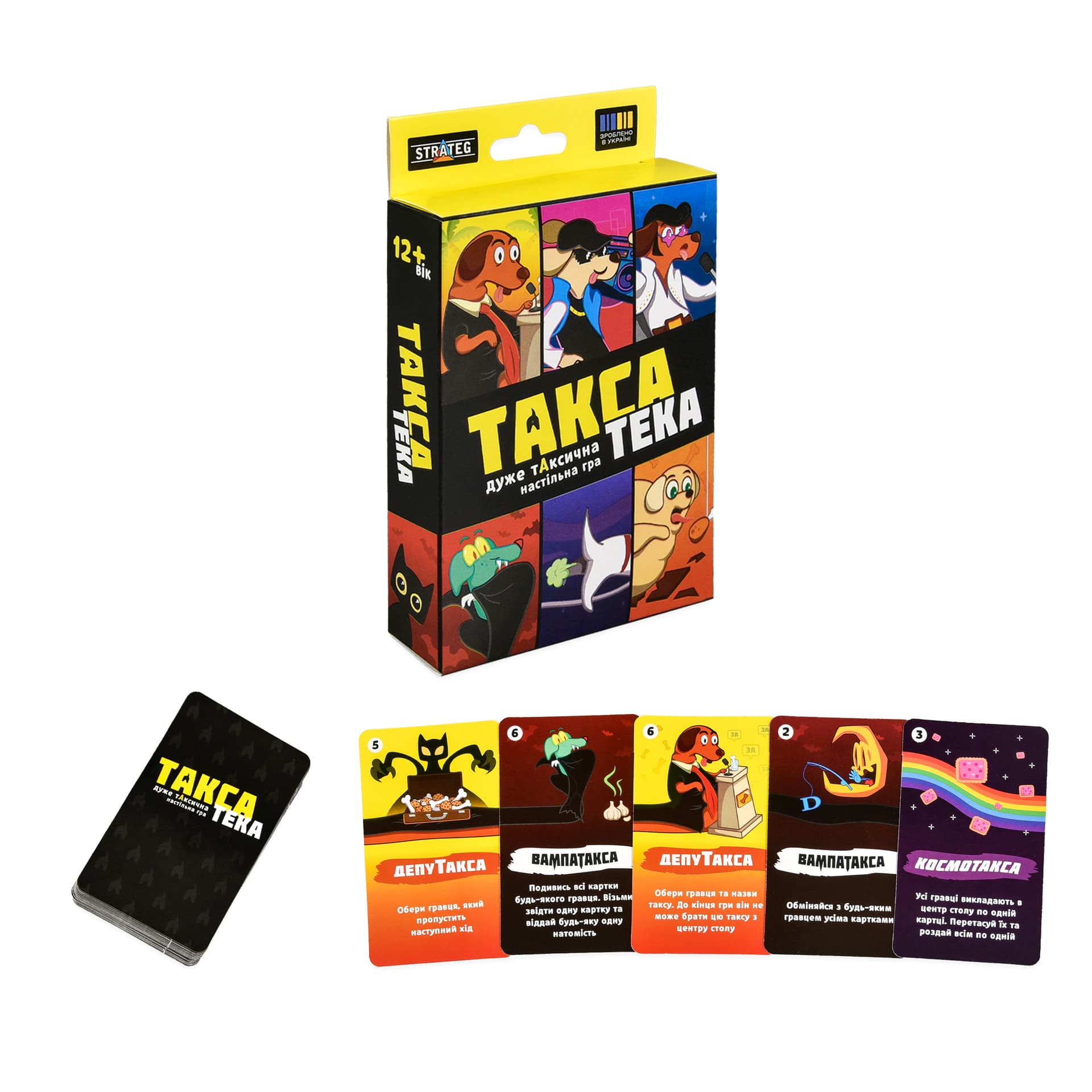 Игра наст. "Такса Тека" укр. №30941/Strateg/(62)