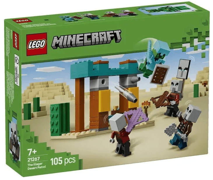 Конструктор "LEGO" Minecraft Пустельний патруль розбійника №21267(4)