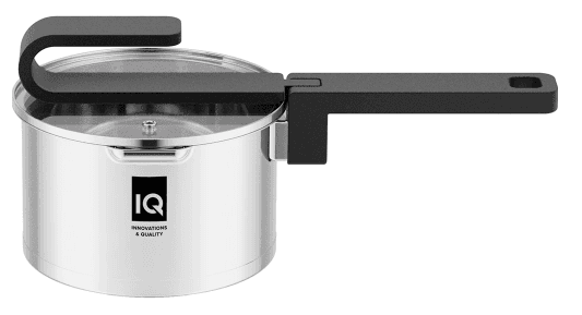 Ківш нерж. "IQ Be Smart" 16см 1,6л з кришкою №IQ-4053-16(4)