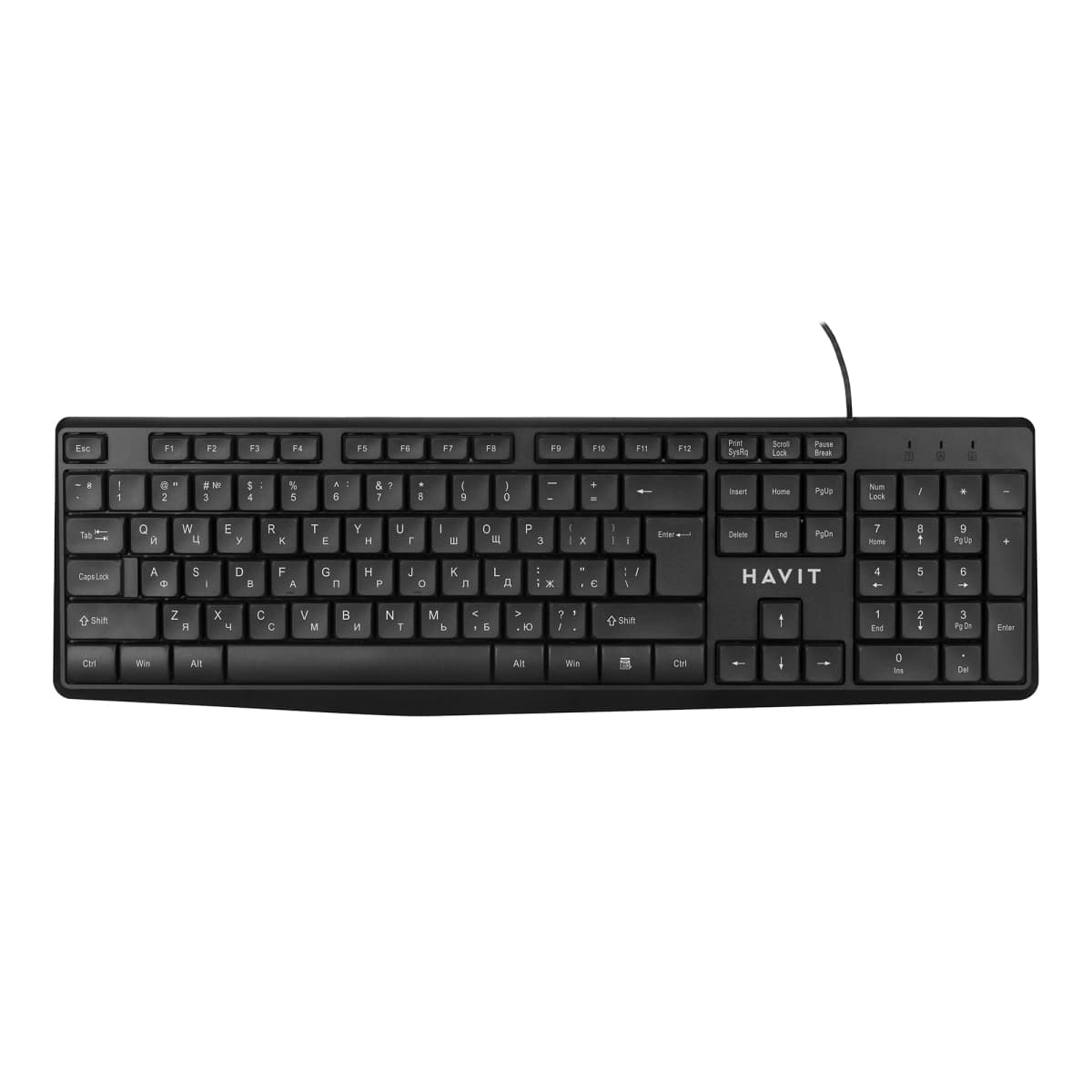 Клавіатура Havit HV-KB206 USB black