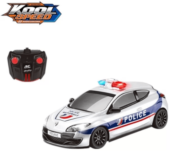 Машина RK(1:16)"Kool Speed"Renault MeganeR.S.Полиция,на бат-ке,35,8х19,6х16,5см№DHTRC10463