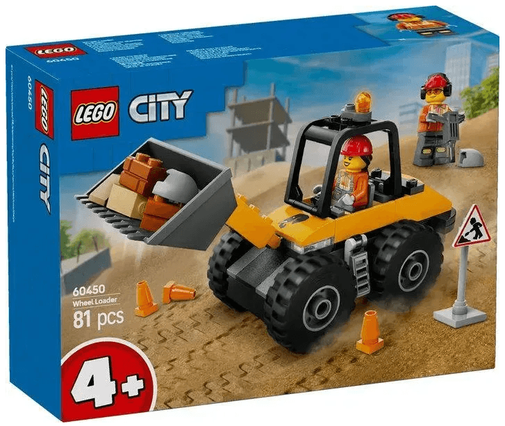 Конструктор "LEGO" City Жовтий будівельний автонавантажувач №60450(4)