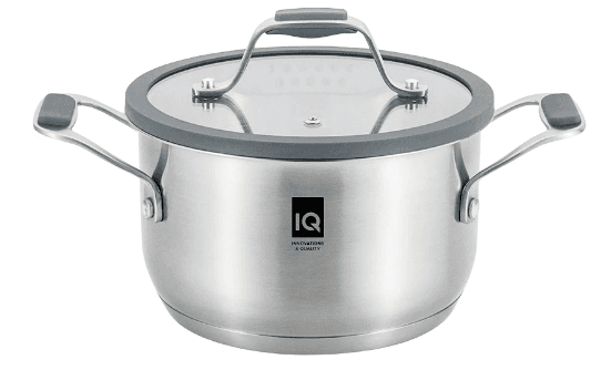 Каструля нерж. "IQ Be Royal" 18см 2,1л з кришкою №IQ-2051-18(6)