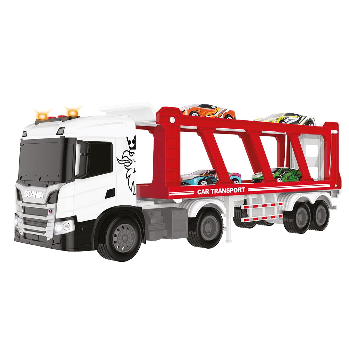 Игровой набор "Technodrive" Large Truck Автоперевозчик SCANIA №6414/КиддиСвит/(12)