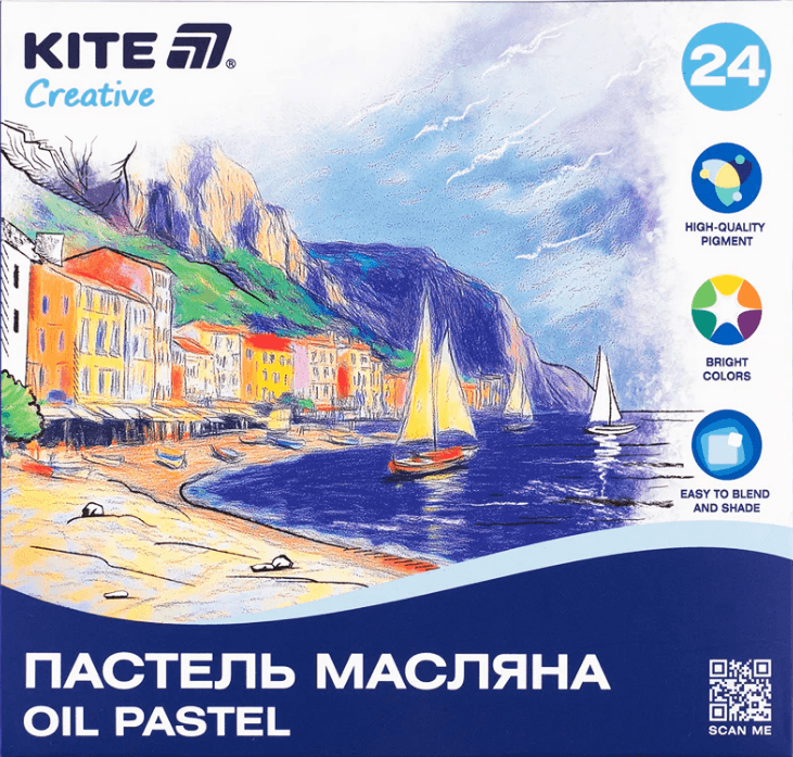 Пастель масл. "Kite" №K-200-24 Creative 24цветн.(12)