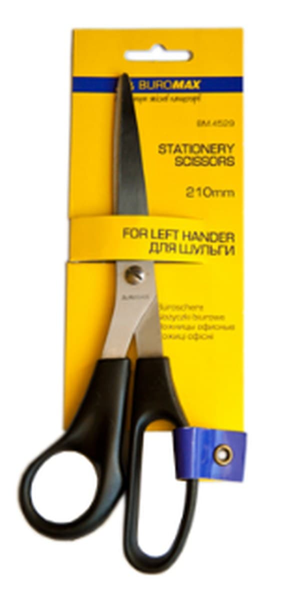 Ножиці офісн. "Buromax" №BM.4529 21см для шульги(12)