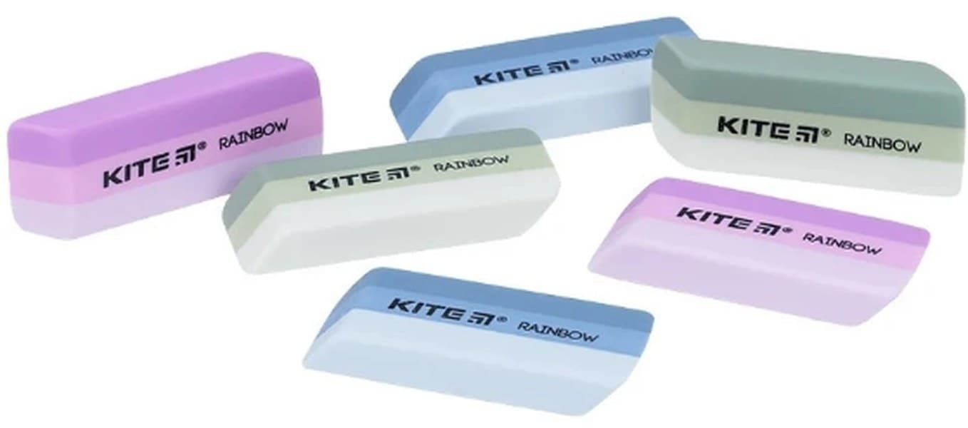 Гумка "Kite" Rainbow асорті №K25-103(60)(240)