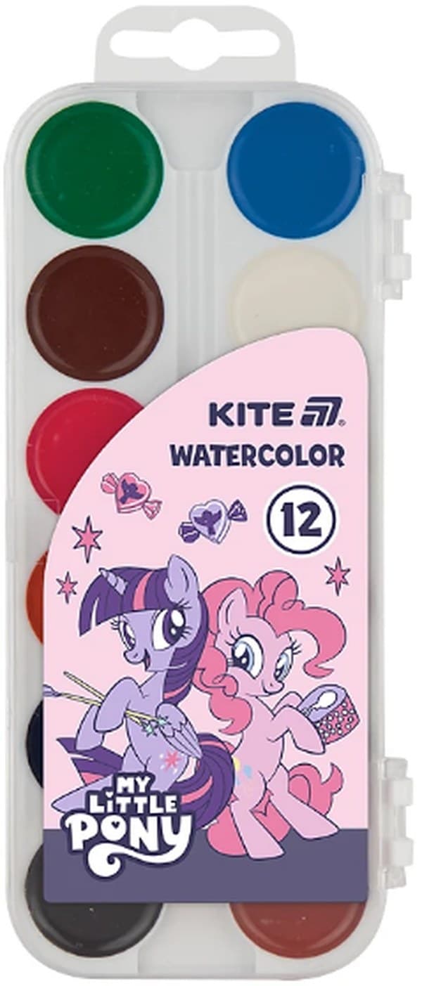 Акварель 12 цветн. "Kite" "My Little Pony movie" №LP25-061(12)
